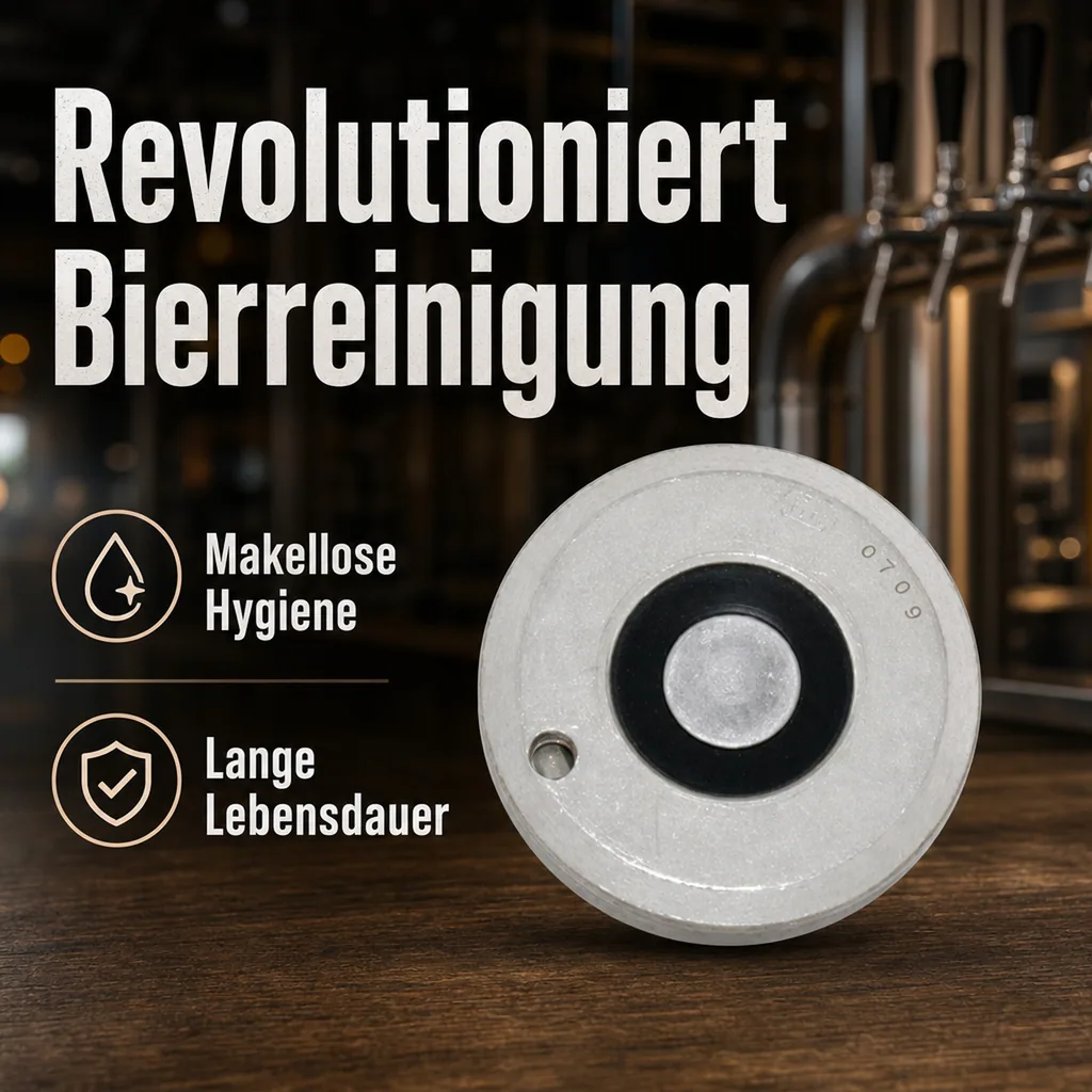Bier-Fitting für Reinigungsbehälter aus Edelstahl, Art: Kombi - Fitting