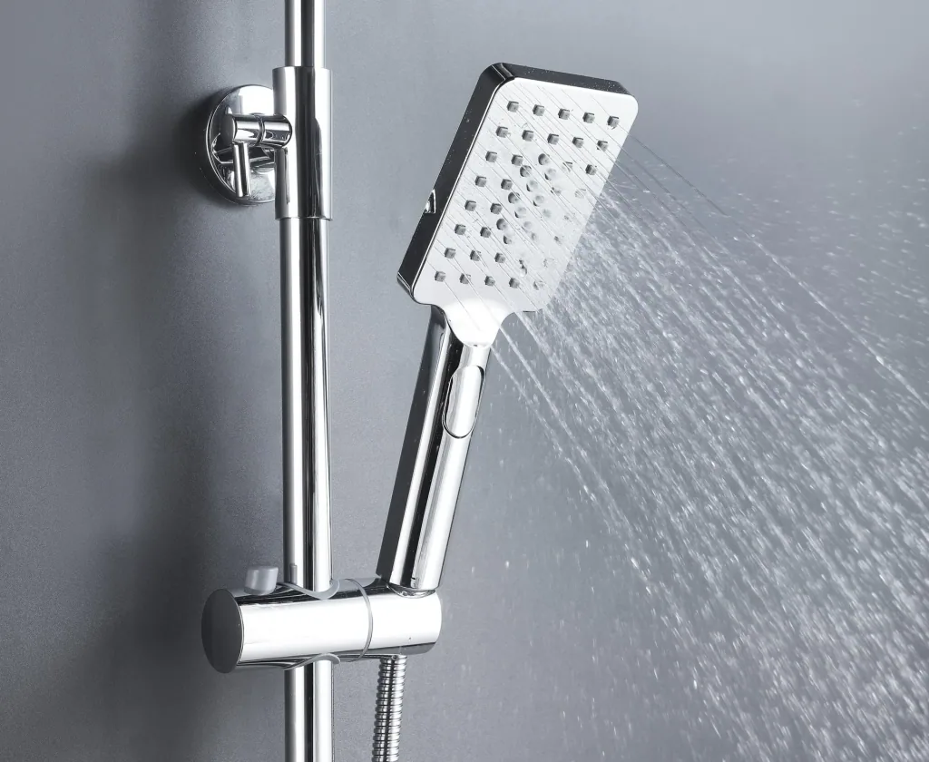 Duschsystem Bayala Square Duschsäule mit Regendusche 20x20 cm Duschgarnitur Dusch-Set