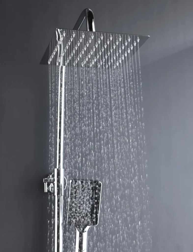 Duschsystem Bayala Square Duschsäule mit Regendusche 20x20 cm Duschgarnitur Dusch-Set