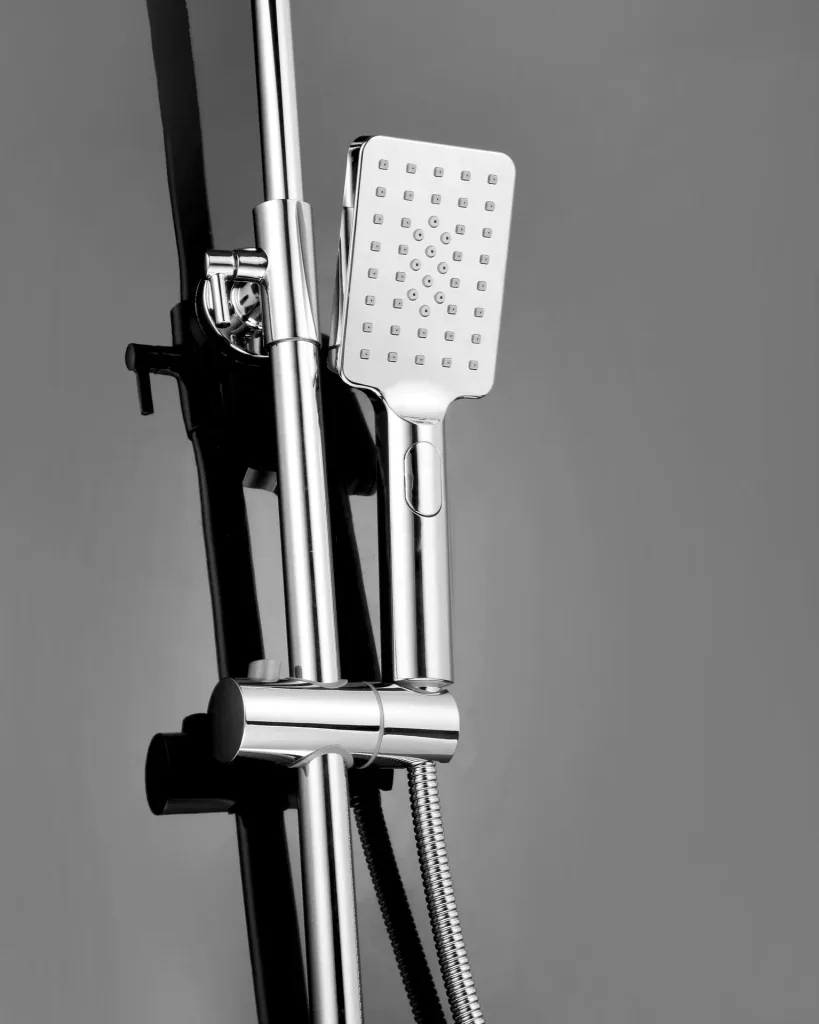 Duschsystem Bayala Square Duschsäule mit Regendusche 20x20 cm Duschgarnitur Dusch-Set