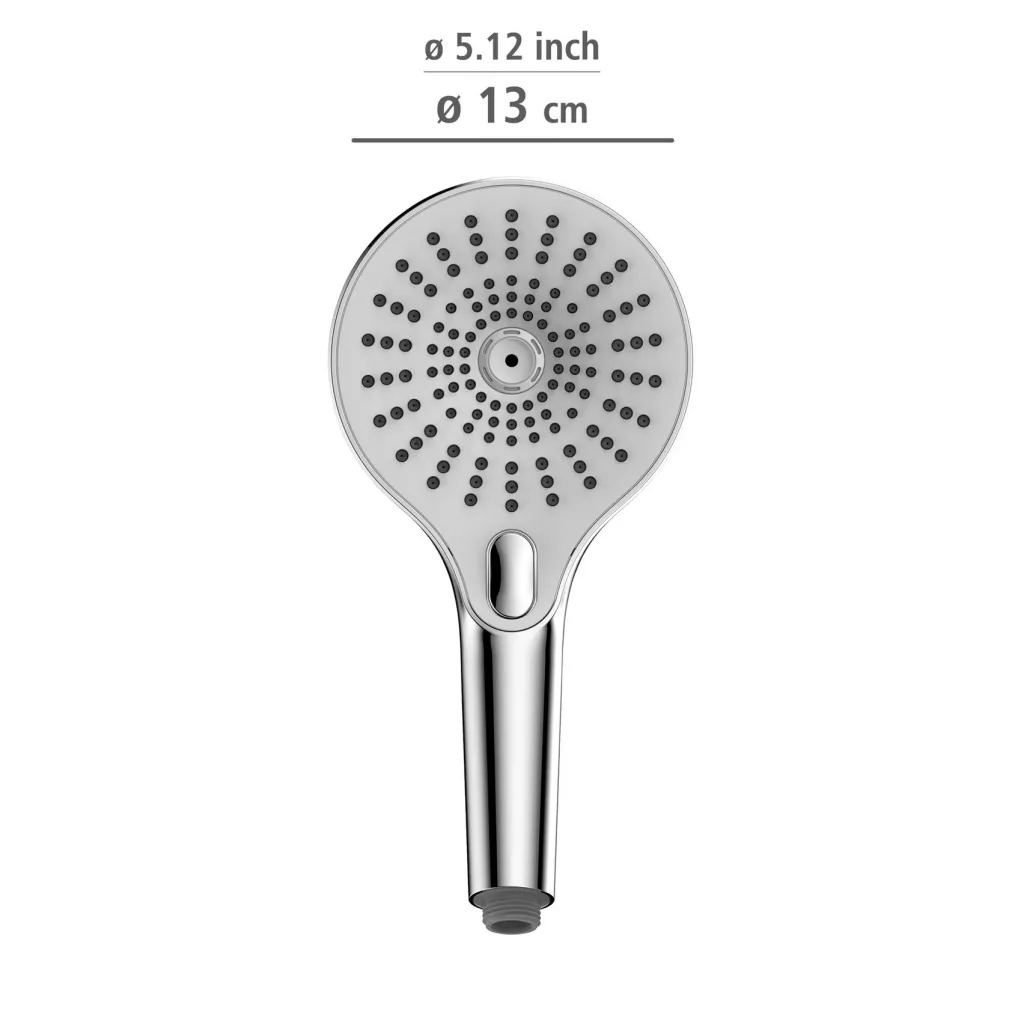 Duschkopf Ultimate Shower Chrom/Weiß, Ø 13 cm
