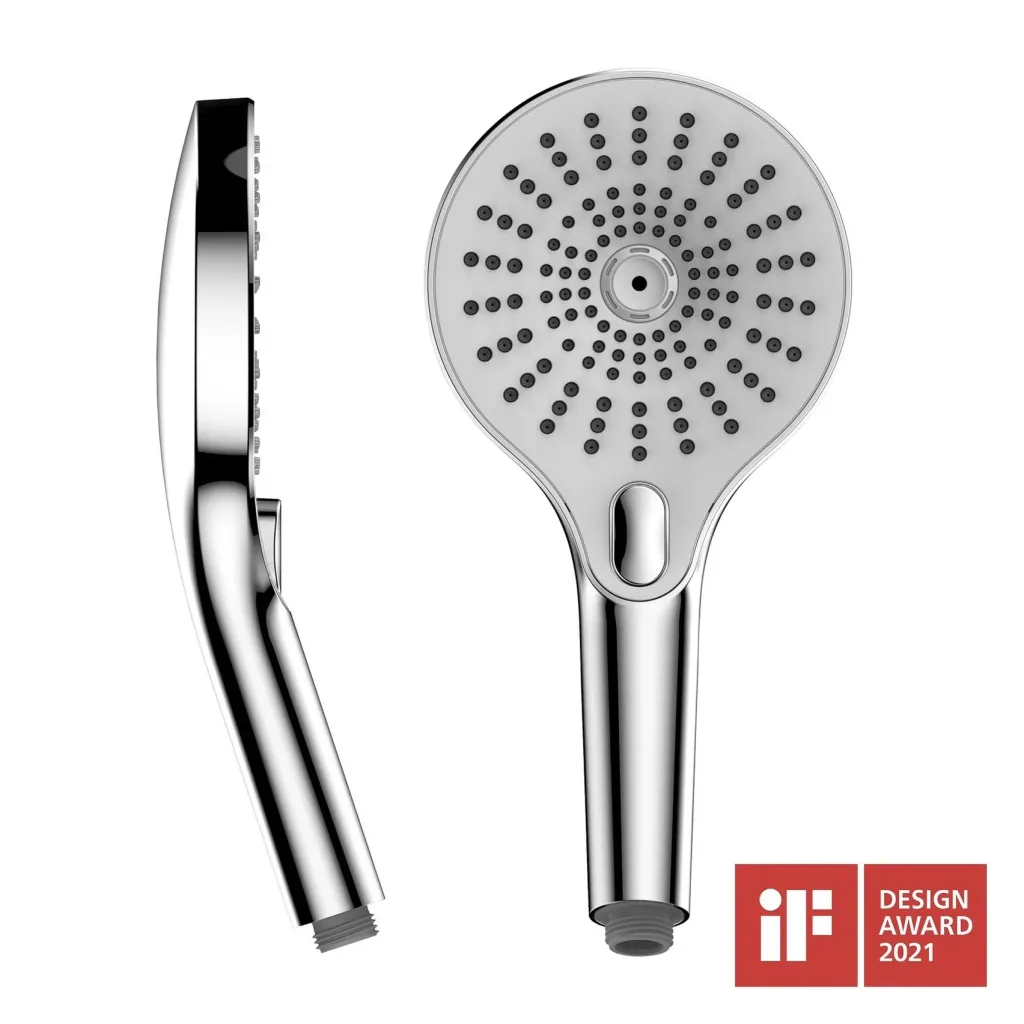 Duschkopf Ultimate Shower Chrom/Weiß, Ø 13 cm
