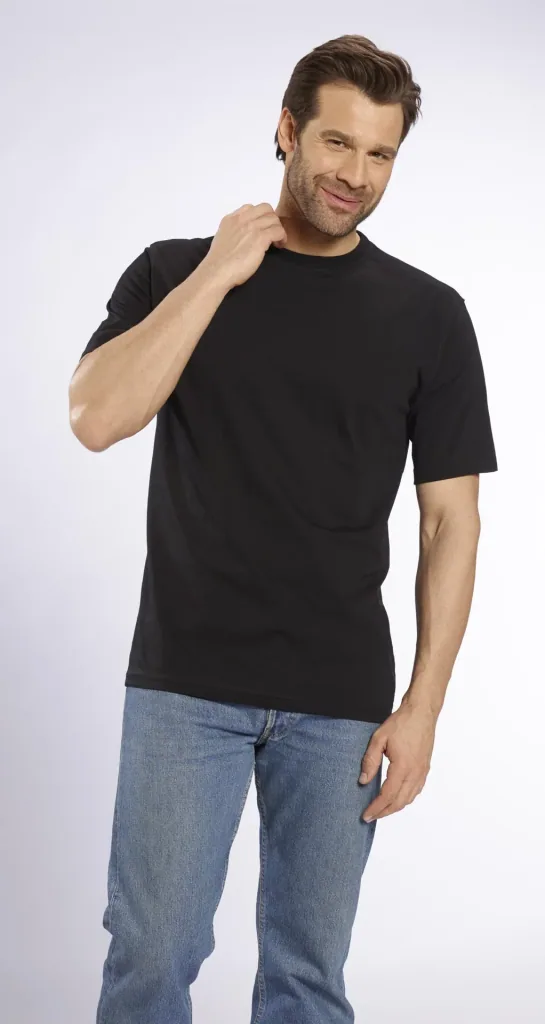 Big Size T-Shirt, schwarz Gr.3XL