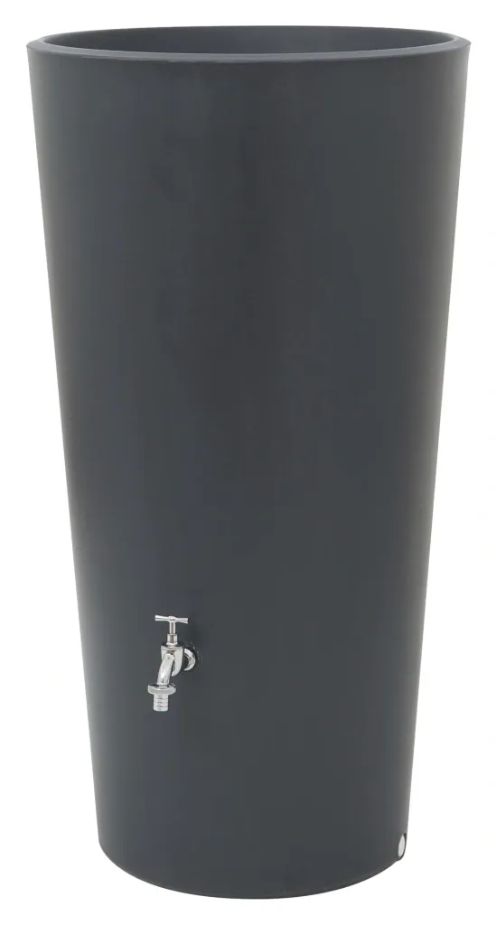 Regenspeicher "Rainbowl Flower" 150 L Anthrazit