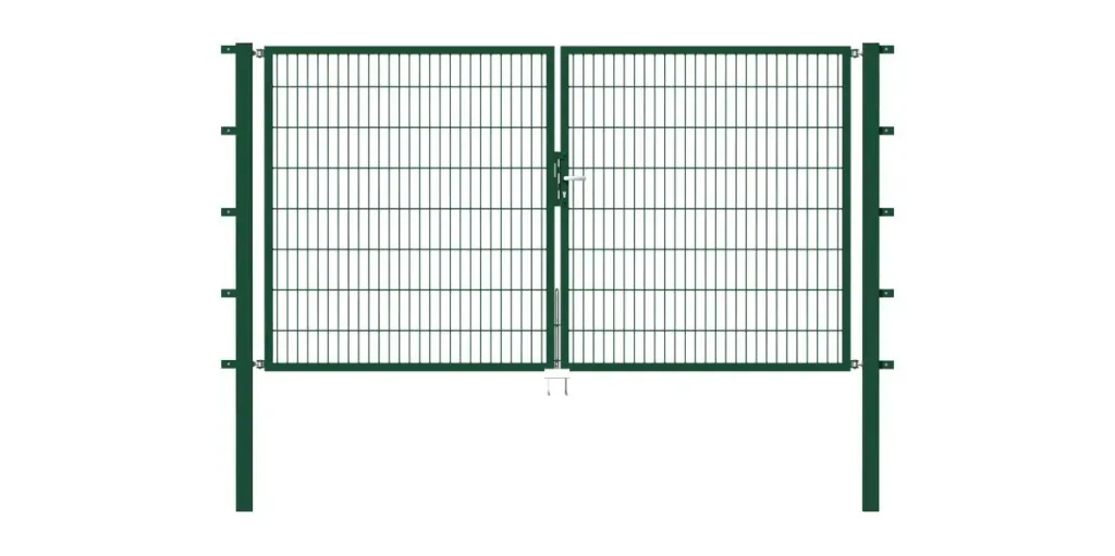 Doppeltor Flexo mit Zubehör, grün, Breite 200 cm, Höhe 120 cm, PF: 60x60 cm