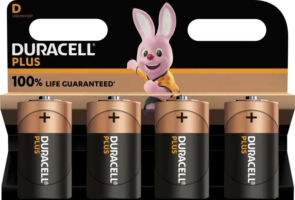 Plus Alkaline Batterien Mono D-4 Stück