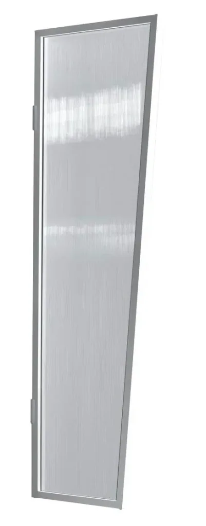 Seitenblende für B2 PC Klar, 1750 x 600 x 450 mm, Farbe weiß
