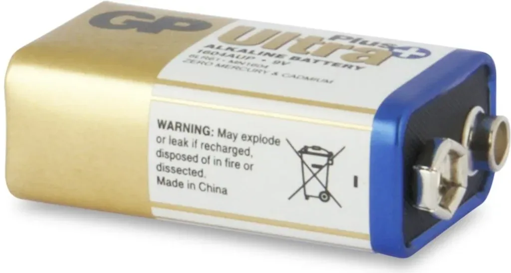 ULTRA PLUS 9V Block Alkaline Batterie - 1 Stück