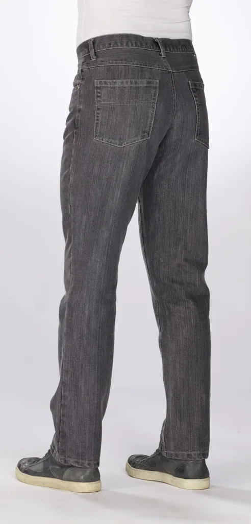 Komfortjeans im 5-Pocket Style, Farbe grau, Gr.48