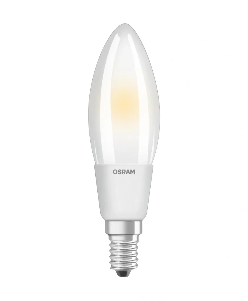 LED STAR RETROFIT Kerze mit 6 Watt, E14, warmweiß, matt
