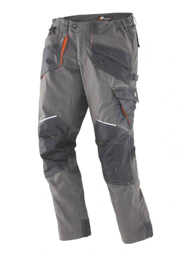 Bundhose, Farbe grau/schwarz, Gr.58