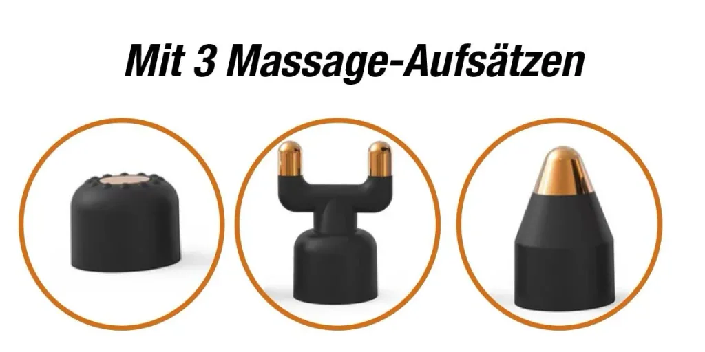 Massage Gun, roségold / schwarz