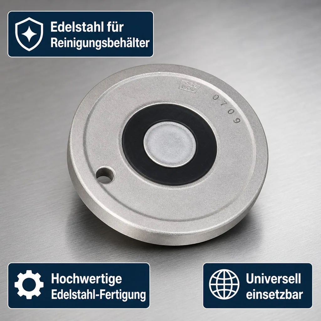 Bier-Fitting für Reinigungsbehälter aus Edelstahl, Art: Köpi - Fitting