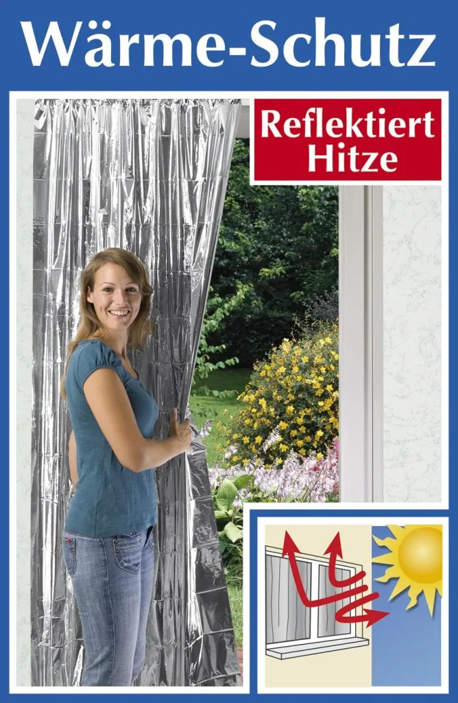 Alu Vorhang 2er Set 75 x 165 cm
