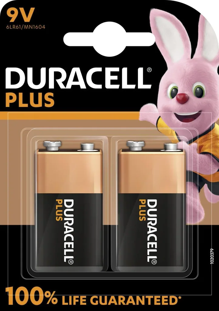 Plus Alkaline Batterien 9V Block-2 Stück