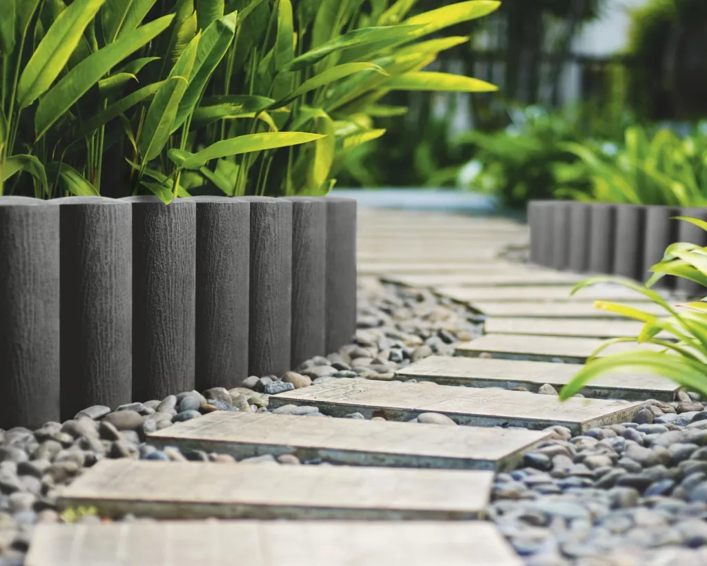 Gartenpalisade STANDARD Anthr.Höhe 25,5cm, Länge 2,3m