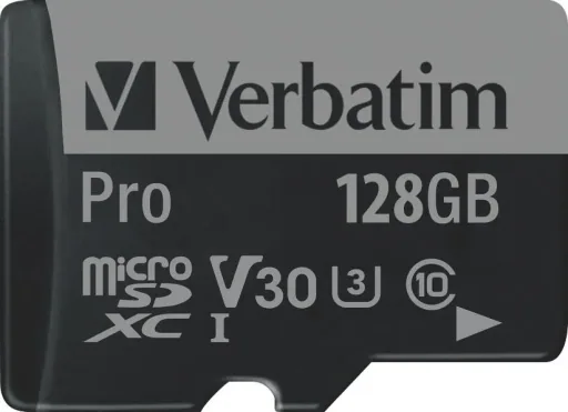 128GB microSDXC Speicherkarte mit SD Karten-Adapter, U3, UHS-I
