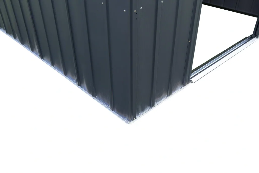 Metallgerätehaus, grau, 313x370x198 cm