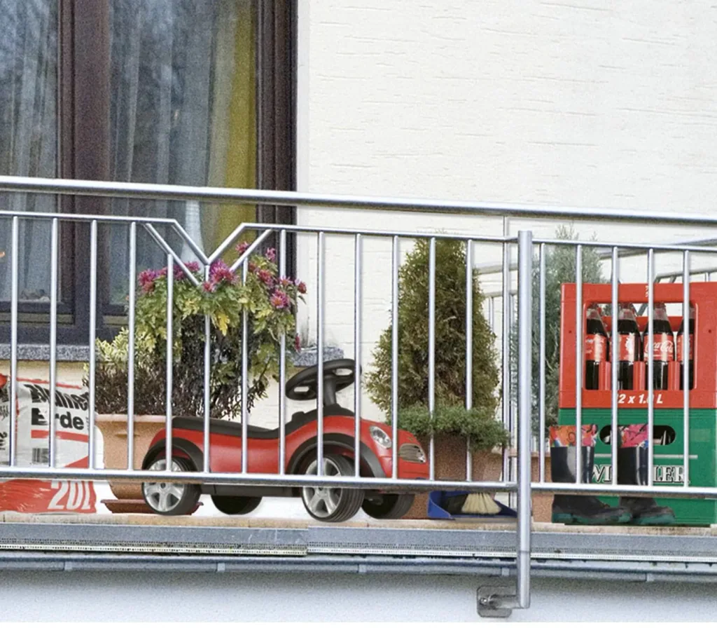 Balkon Sichtschutz "Mauer"