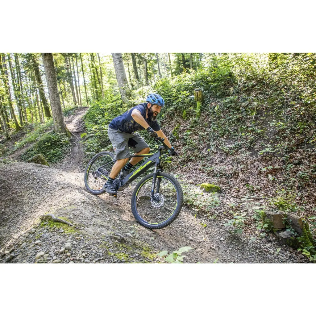 Unisex E-Bike MTB, 29 Zoll, Rahmengröße, 51 cm, 10-Gang Kettenschaltung, schiefergrau matt, MONTIS 5.0i