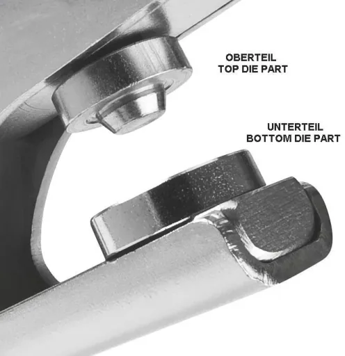 Werkzeugeinsätze 10,0 mm zu Ösenzange Nr. 717439