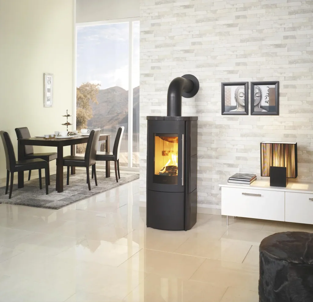 Kaminofen - Lova ECOplus RUA 6 kW - Kacheln creme