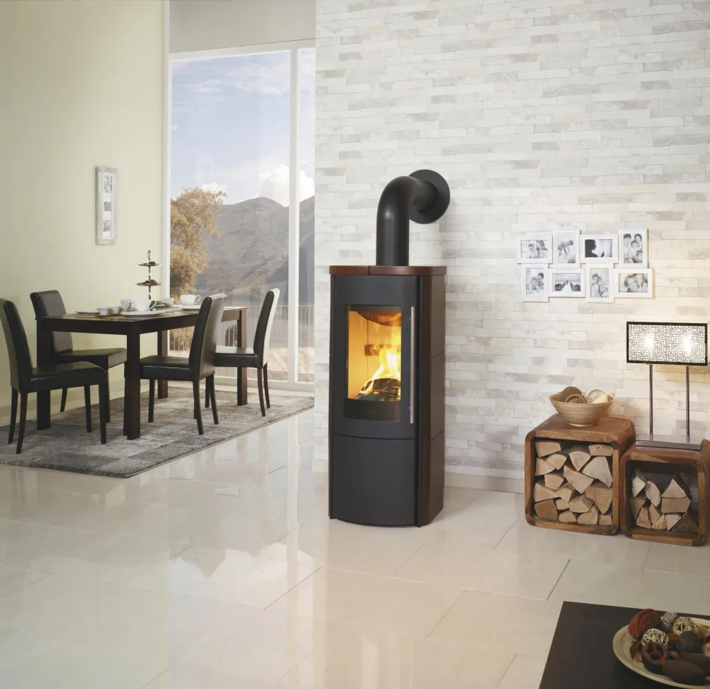 Kaminofen - Lova ECOplus RUA 6 kW - Kacheln creme