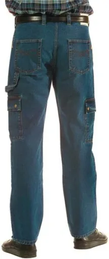 Workerjeans mit Zunftecken, Farbe blau, Gr.25