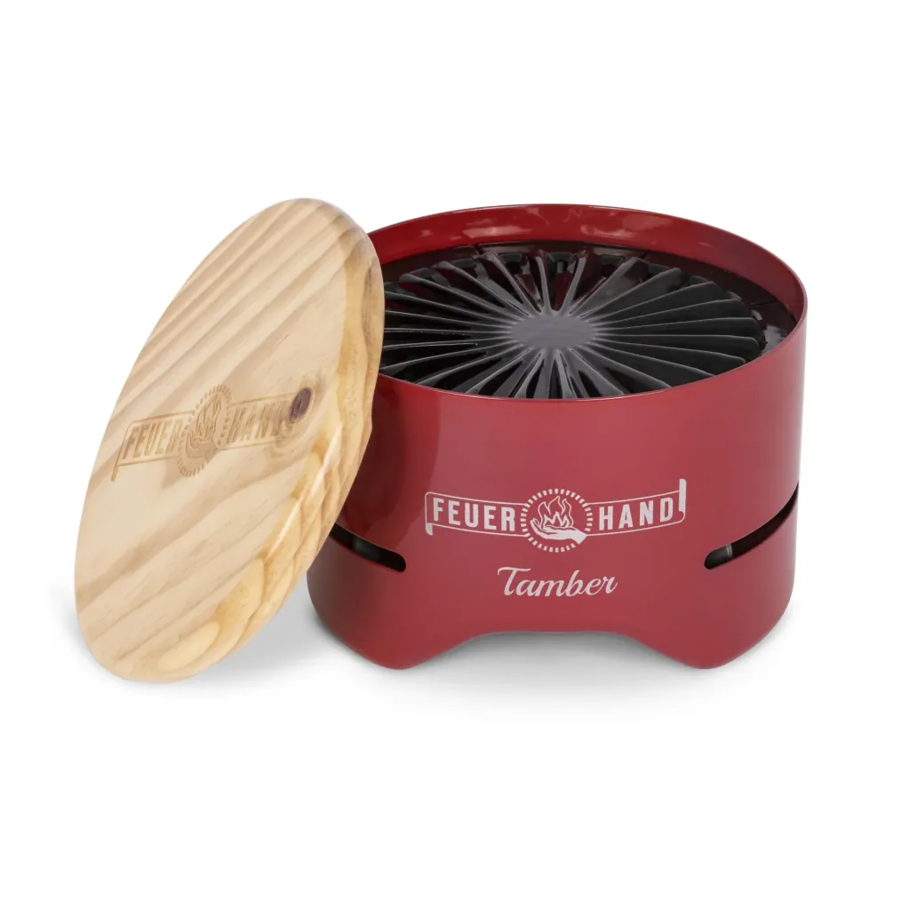 Tischgrill Tamber Farbe rot