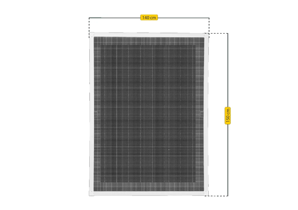 Insektenschutzfenster PREMIUM, Farbe weiß, 140 x 150 cm