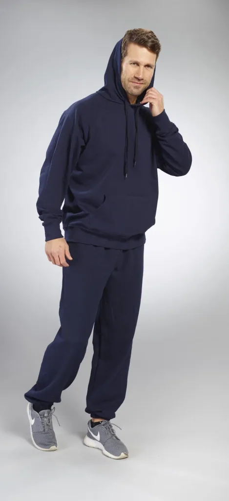 Hoody mit Kängurutasche, Farbe marine, Gr.XL