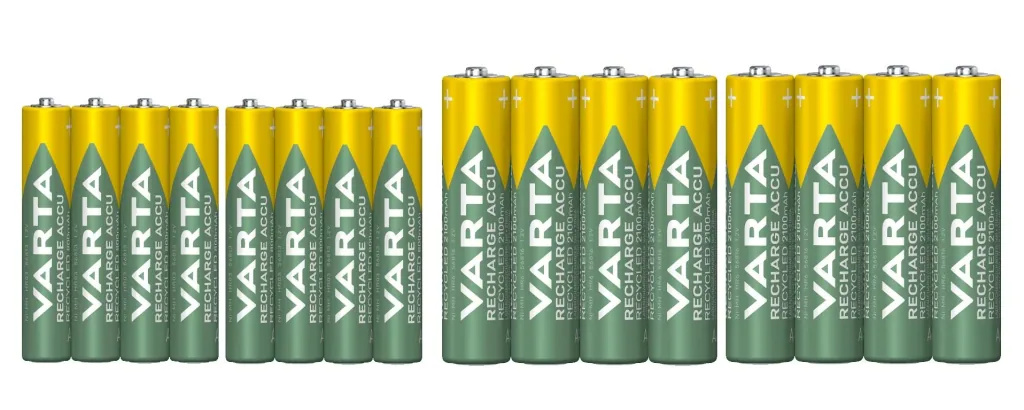 ECHARGE Recycled NiMH Mignon (AA) Akku mit 2100mAh - 4 Stück