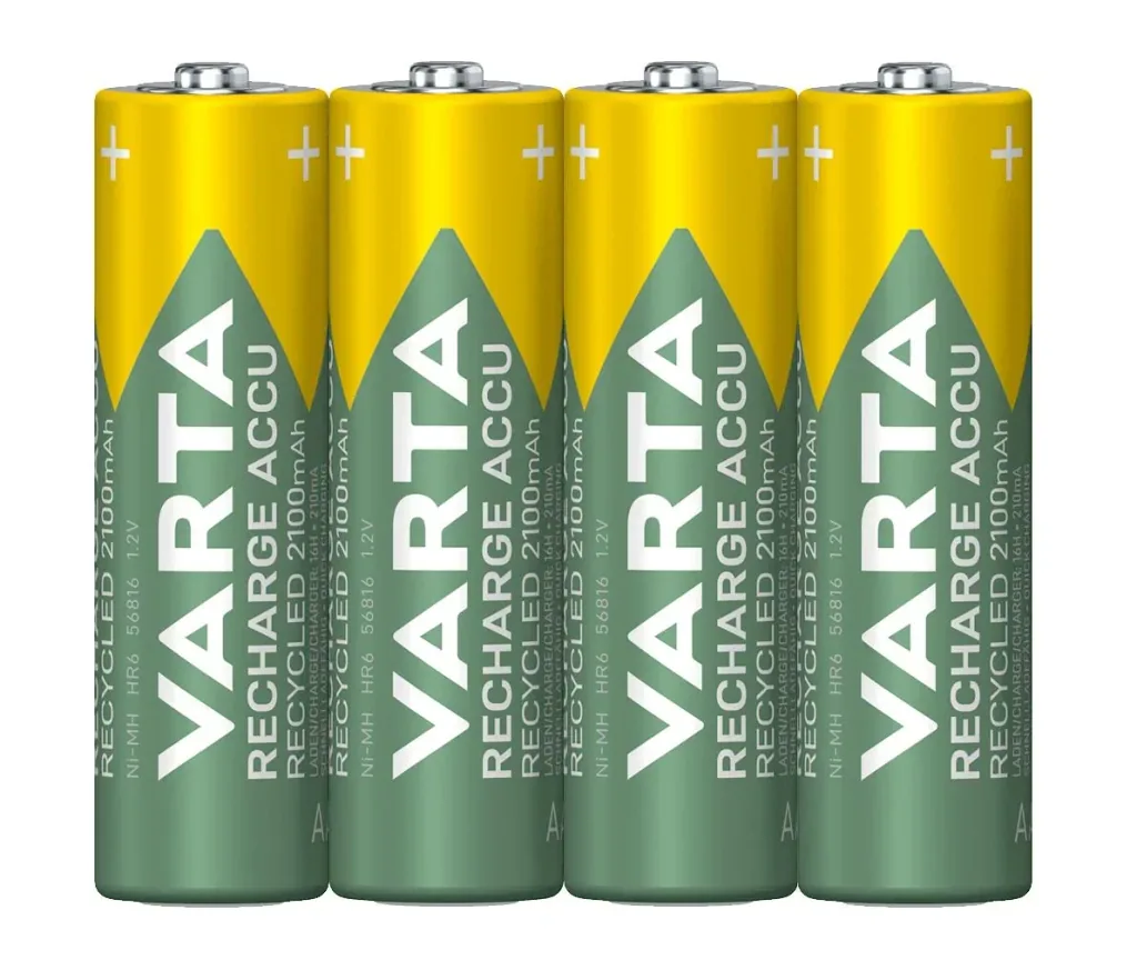 ECHARGE Recycled NiMH Mignon (AA) Akku mit 2100mAh - 4 Stück