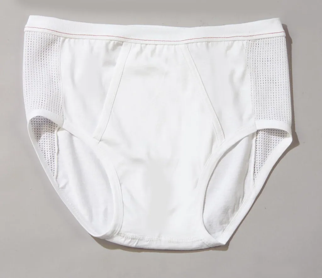 Slip mit Netzzonen, weiß, Gr. 8