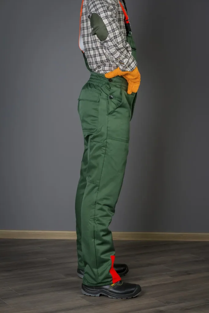 Schnittschutz Sicherheits Starter Set: Hose Gr.56, Helm, Handschuhe