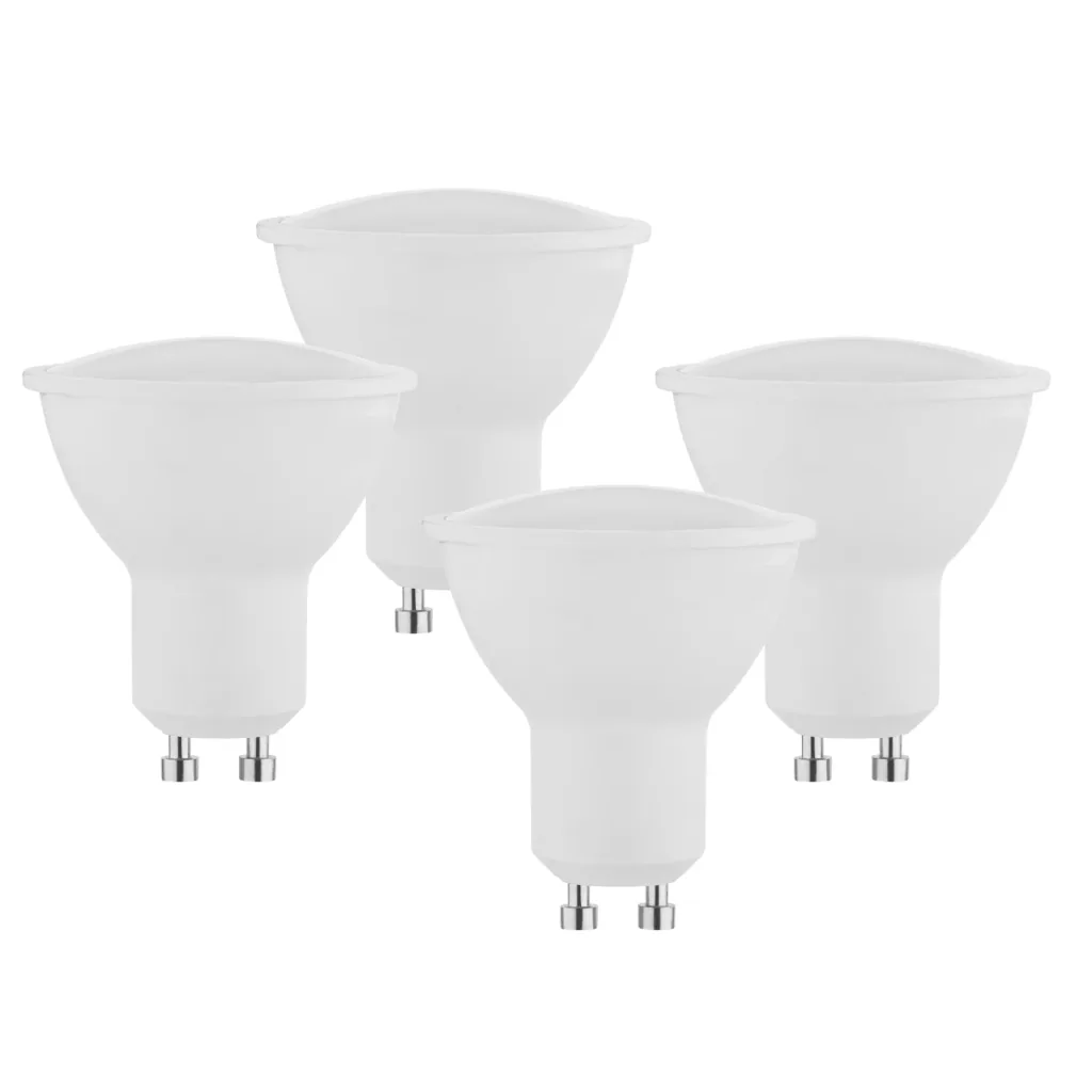 LED Reflektorlampe mit 4,5 Watt, GU10, warmweiß - 3 Stück + 1 Stück GRATIS dazu