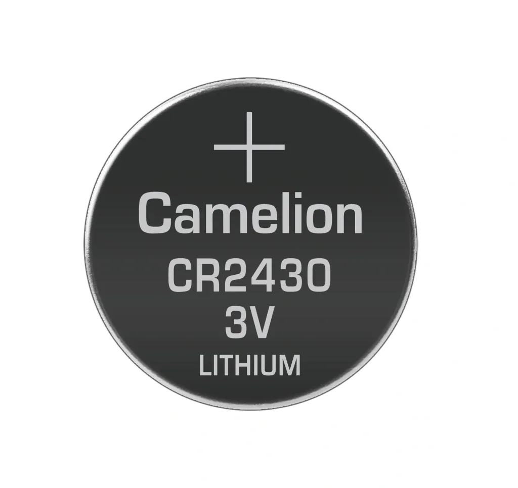 Lithium Knopfzelle CR2430, 3 Volt - 5 Stück