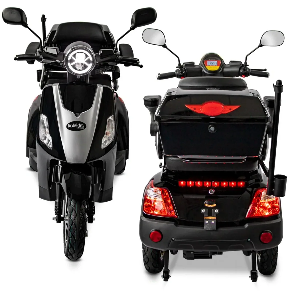 E-Trike 25 V.3, schwarz; 1.000 W + Straßenzulassung