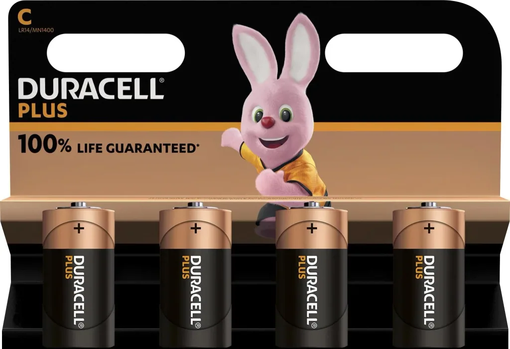 Plus Alkaline Batterien Baby C-4 Stück
