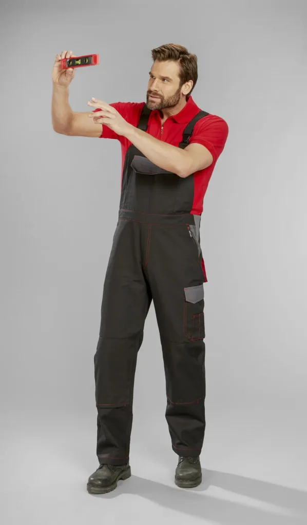 Latzhose für Beruf und Hobby, Farbe schwarz, Gr. 64
