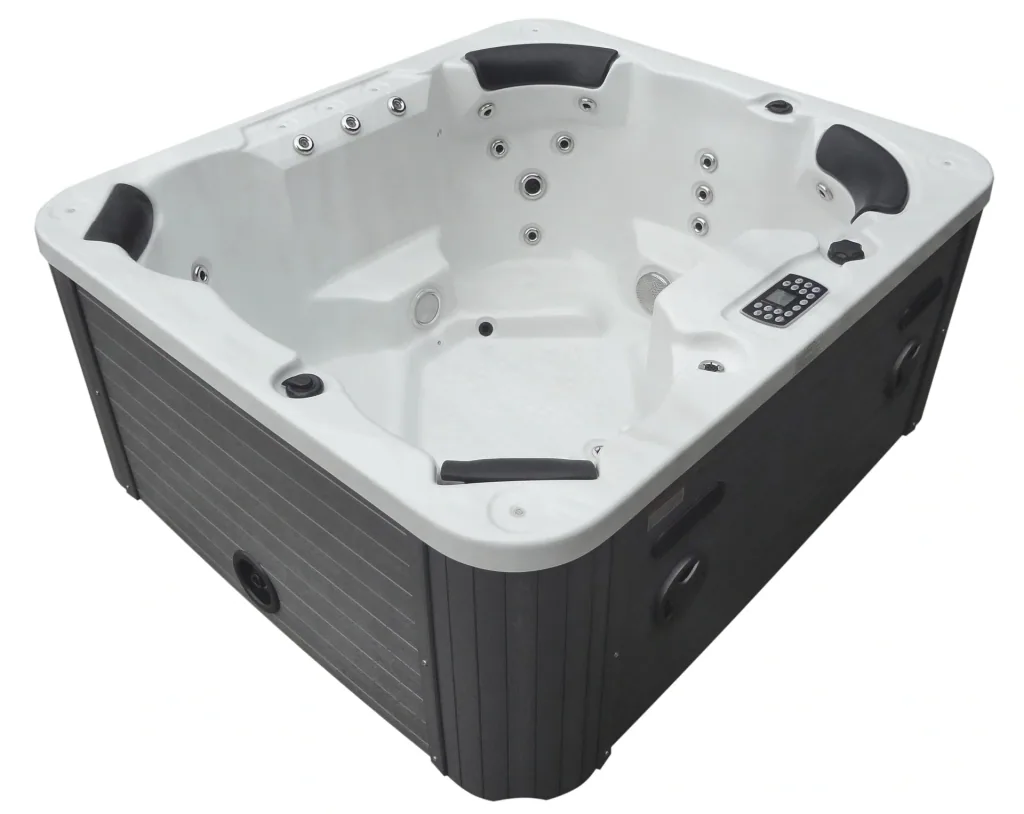 Whirlpool - Flores weiss mit Unterwasserbeleuchtung