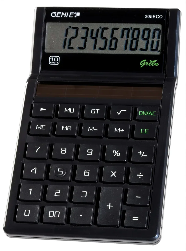 Solar Taschenrechner, 10stellig