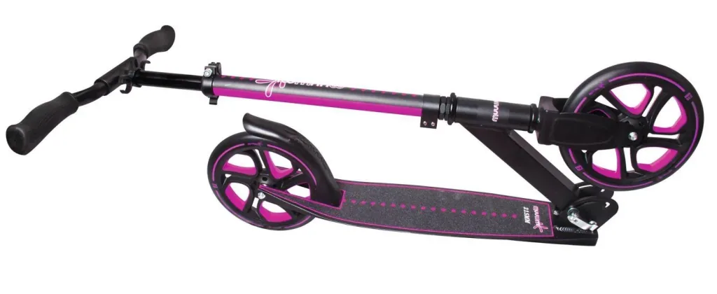 Aluminium Scooter Pro   Tretroller, 215 mm, ABEC 7, für Kinder und Erwachsene, GS-geprüft, höhenverstellbar, pink