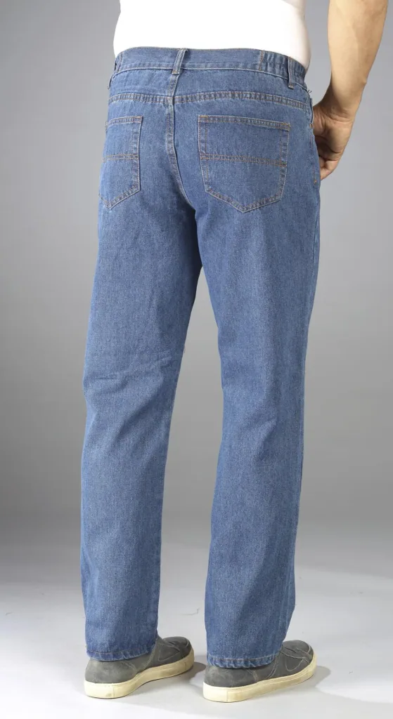 Dehnbundjeans, Farbe blau, Gr. 48