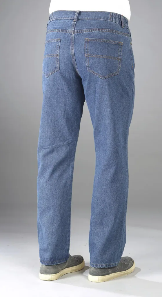 Dehnbundjeans, Farbe blau, Gr. 48