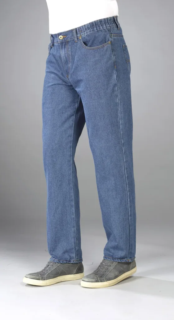 Dehnbundjeans, Farbe blau, Gr. 48