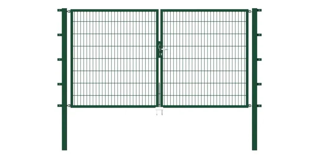 Doppeltor Flexo mit Zubehör, grün, Breite 250 cm, Höhe 100 cm, PF: 60x60 cm