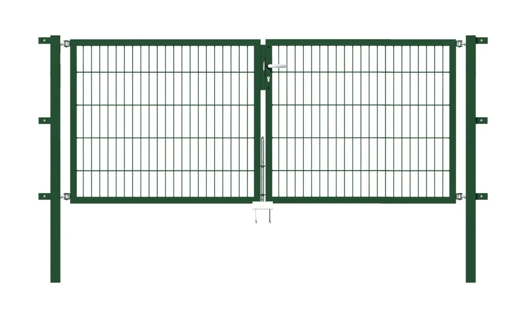 Doppeltor Flexo mit Zubehör, grün, Breite 250 cm, Höhe 100 cm, PF: 60x60 cm