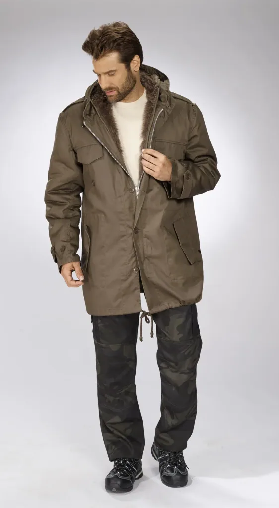 Parka, Farbe steingrau, Gr.M