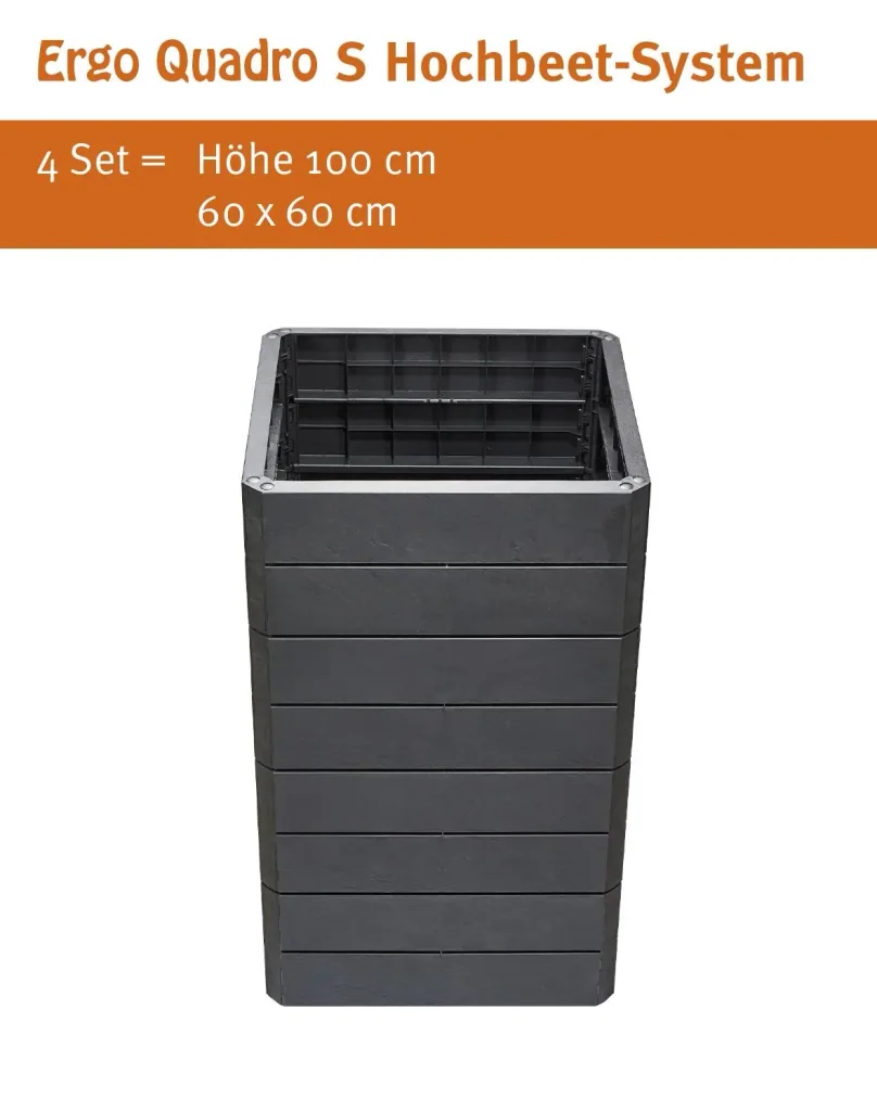 Hochbeet-System Stone "Ergo Quadro", Größe S